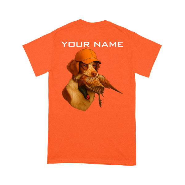 Brittany Spaniel Pheasant hunting Shirt for Hunter FSD4722 D03