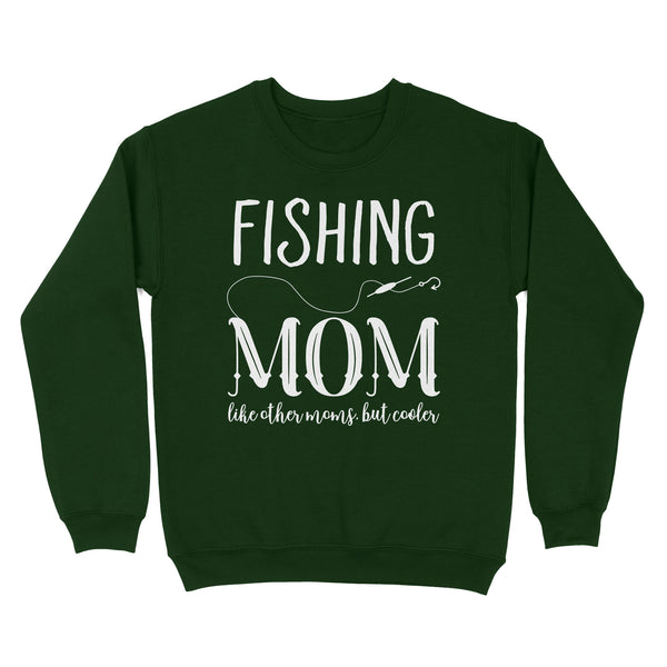 Fishing mom fishing Unisex Crew Neck Sweatshirt