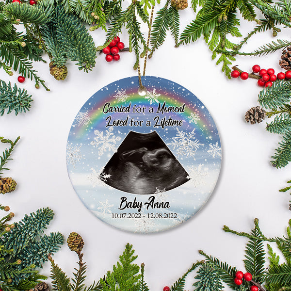 Baby Memorial Ornament Miscarriage, Remembrance Ornament Gifts Loss Of Child Infant MB05
