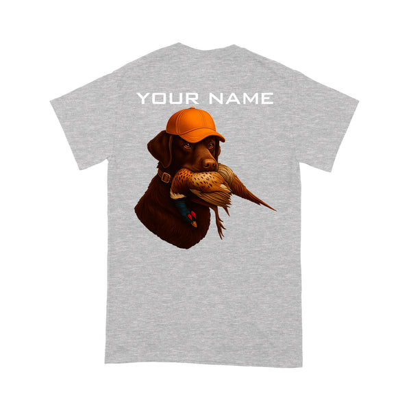 Chocolate Labrador Retriever Pheasant hunting Shirt for Hunter FSD4721 D03