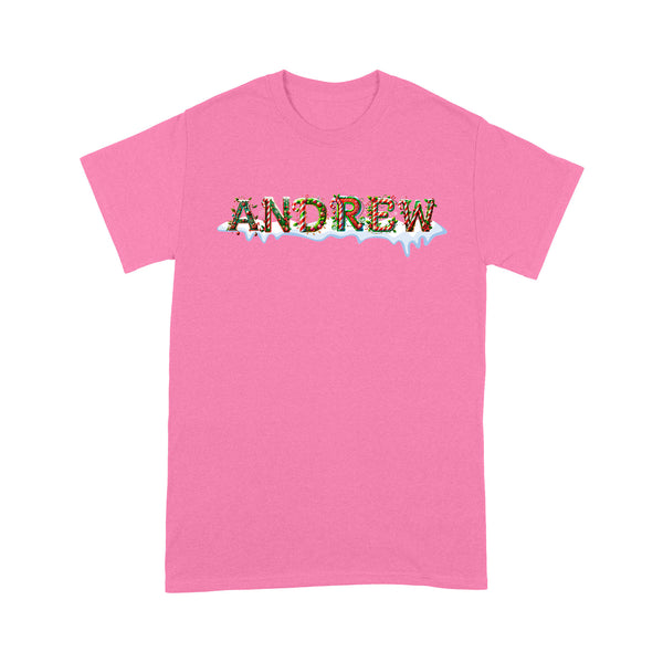 Personalized Christmas Gift Custom Name T-Shirt
