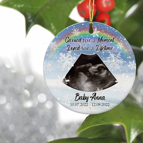 Baby Memorial Ornament Miscarriage, Remembrance Ornament Gifts Loss Of Child Infant MB05