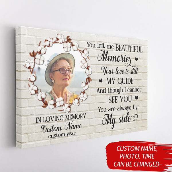 Memorial Canvas Gifts for Loss of Father Mother, Sympathy Gifts For Loss of Loved One In Heaven NXM193