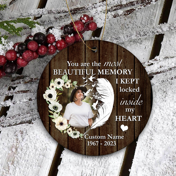 Memorial Christmas Ornament Personalized For Loss of Loved One MC91
