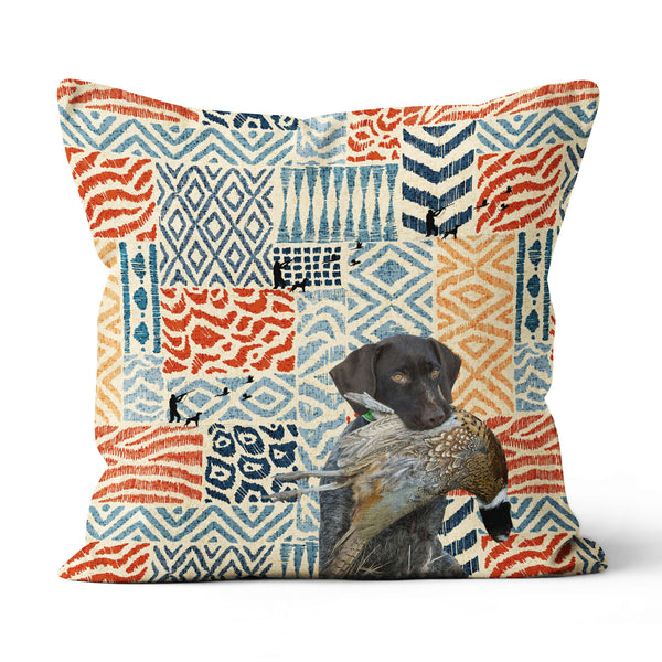Beautiful Hunting Dog Pillow with many Dog breeds to choose, Perfect gift for Hunting dog owner FSD4376