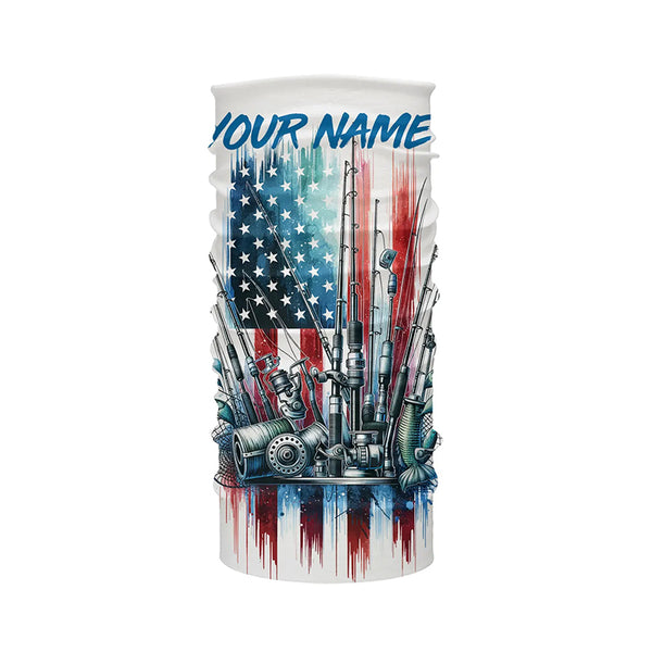 Fishing Tools Us Flag Long Sleeve Custom Fishing Shirts, Patriotic Fishing Gifts IPHW5545