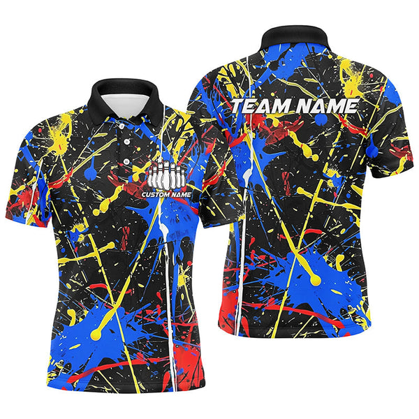 Personalized Colorful Bowling Shirts For Men And Women, Custom Name Bowling Team Jerseys IPHW6182