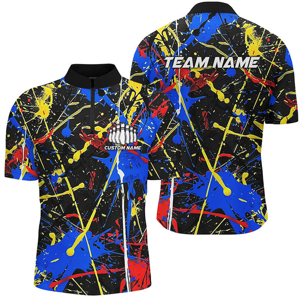 Personalized Colorful Bowling Shirts For Men And Women, Custom Name Bowling Team Jerseys IPHW6182