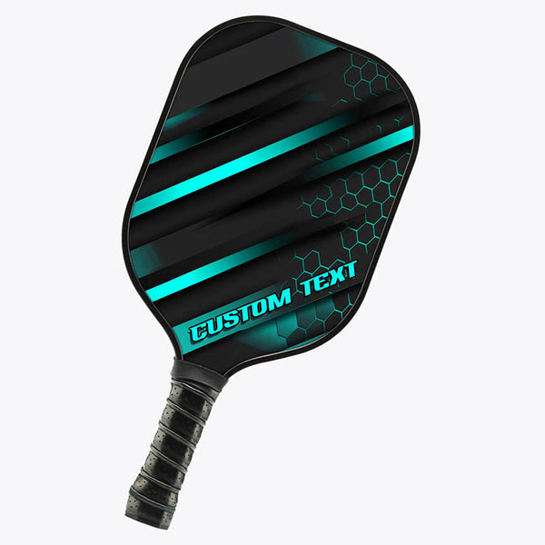 Custom Black And Blue Double-Sided Printing Pickleball Paddle, Pickleball Equipment Pickleball Gifts IPHW7214