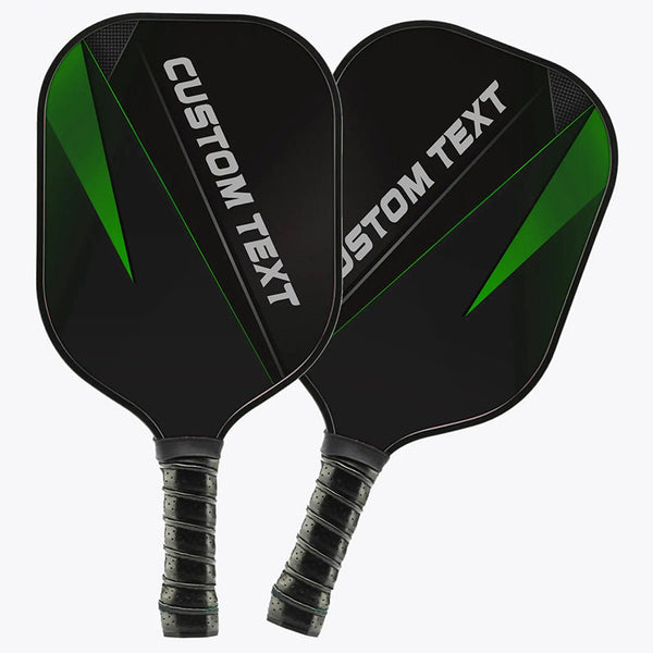 Personalized Black And Green Pickleball Paddle With Names, Pickleball Team Paddle Pickleball Gifts IPHW7245