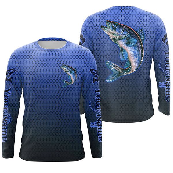 Personalized Walleye Fishing Jerseys, Walleye Tournament Fishing Shirts for men, women and kids fishing gifts IPHW5718
