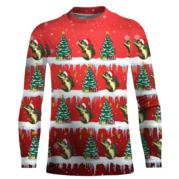 Bass fishing outdoor Christmas fishing jersey fishing Christmas gifts for fisherman NQS2371