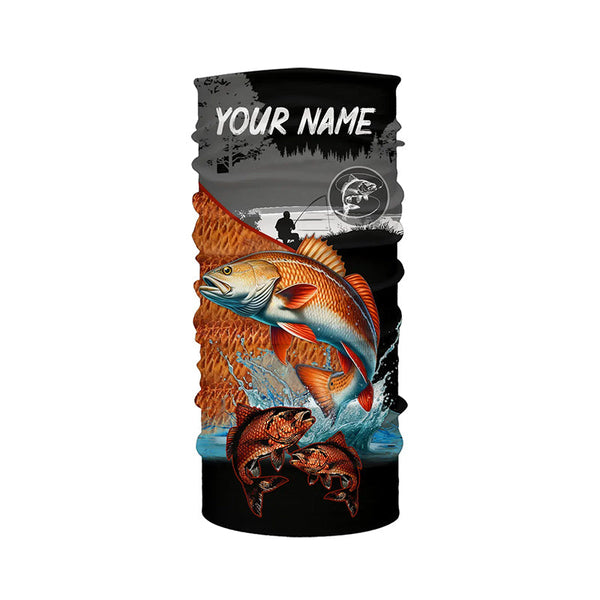 Redfish fishing scales customize performance long sleeves Fishing shirts, Red drum fishing jerseys NQS6955