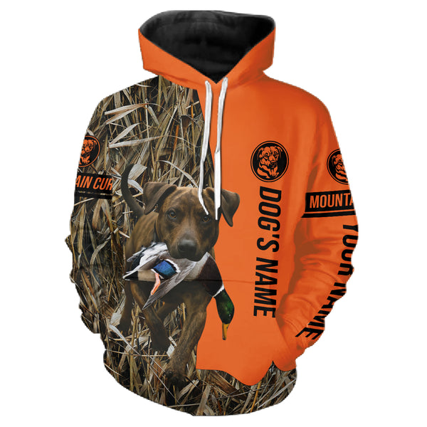 Mountain Cur Hunting Dog Customized Name All over print Shirts for Hunters, Hunting Gifts FSD4748