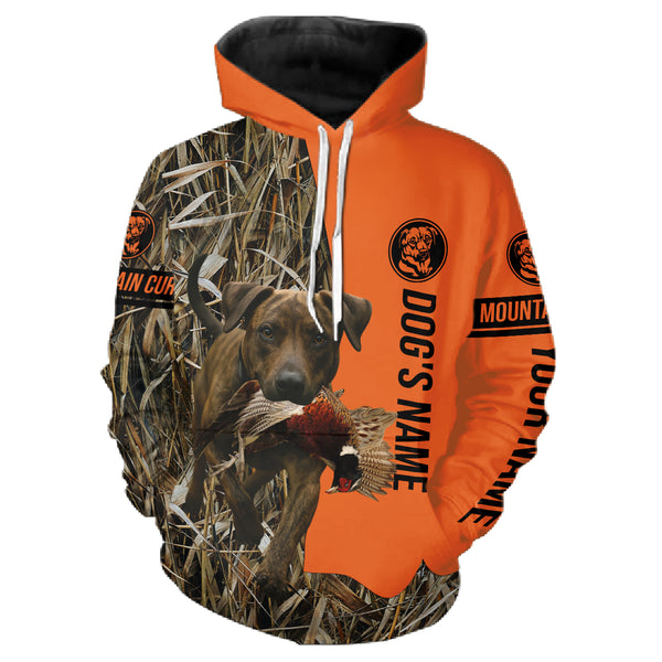 Mountain Cur Hunting Dog Customized Name All over print Shirts for Hunters, Hunting Gifts FSD4748
