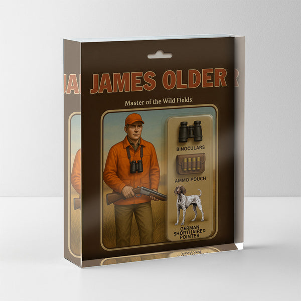 Acrylic Plaque Custom Face and Name For Upland Hunters, Pheasant Hunter FSD4697