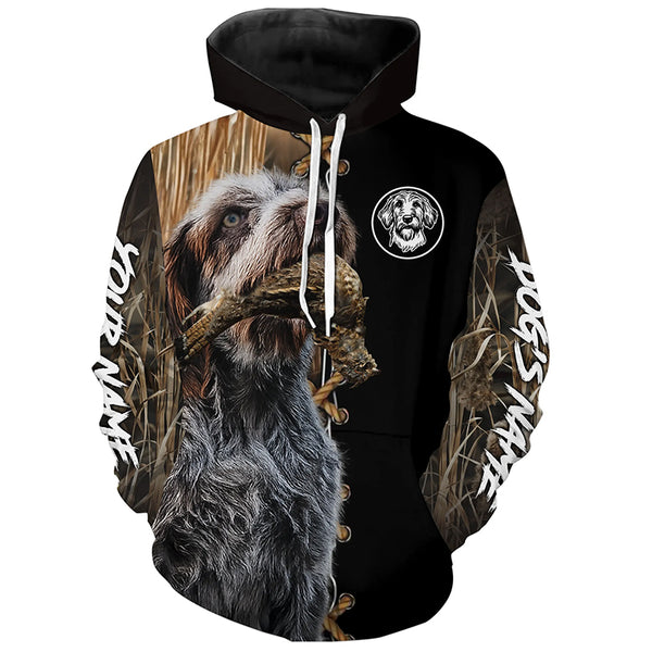 Spinone Italiano Hunting Dog Custom Name Hoodie Shirt for Hunter FSD4796