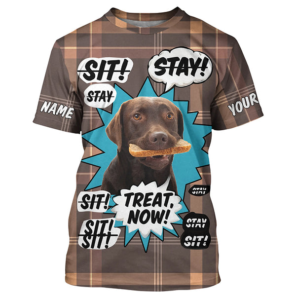 Funny Dog training Custom Name and Photo Shirt, Dog lover shirts FSD4645