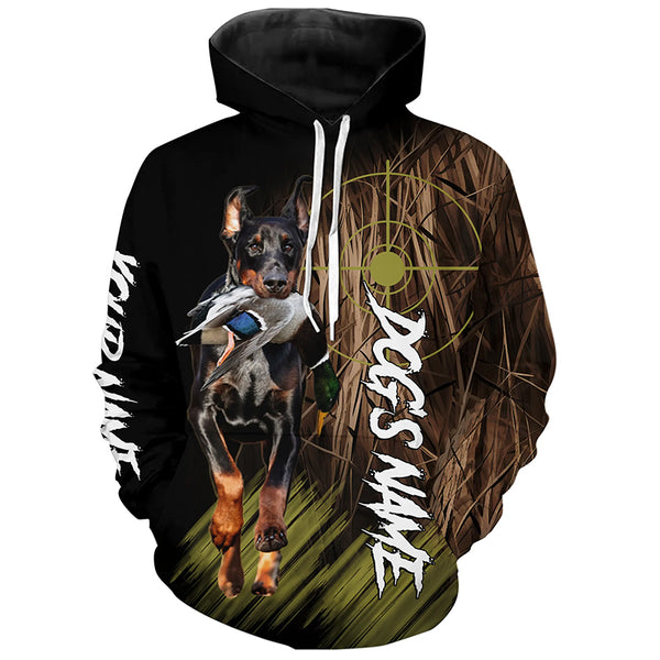 Doberman Custom Name Hunting Dog Shirts for Hunter, Gifts for Hunters FSD4682