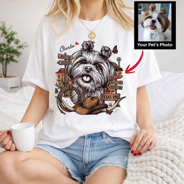 Funny Texas State Custom Dog Shirt – Personalized Gift for Dog Lovers FSD4819