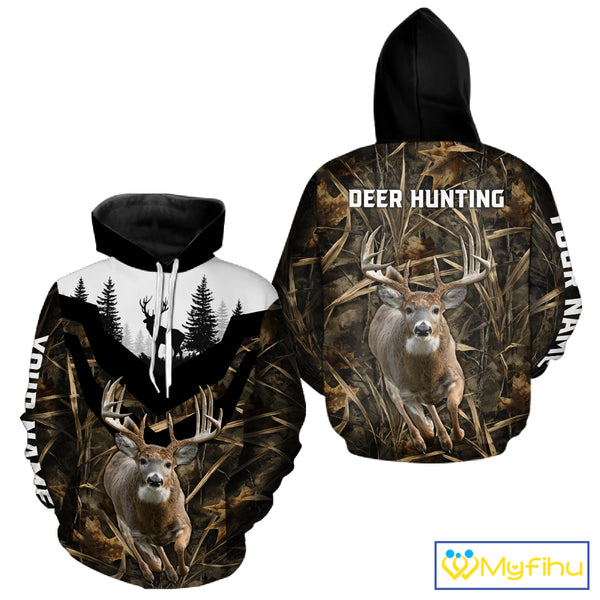 Deer Buck Custom Name 3D All Over Printed Shirts, Deer Hunting Shirt, Hunting Season NHT328