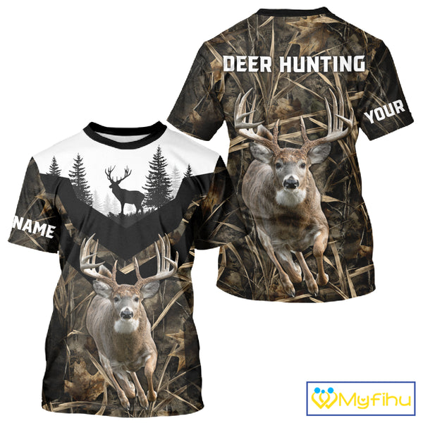 Deer Buck Custom Name 3D All Over Printed Shirts, Deer Hunting Shirt, Hunting Season NHT328
