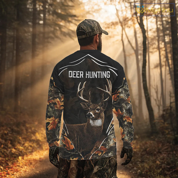 Deer Hunting Custom Name Camouflage Hunting Clothes, Deer Hunting Outfit NHT304