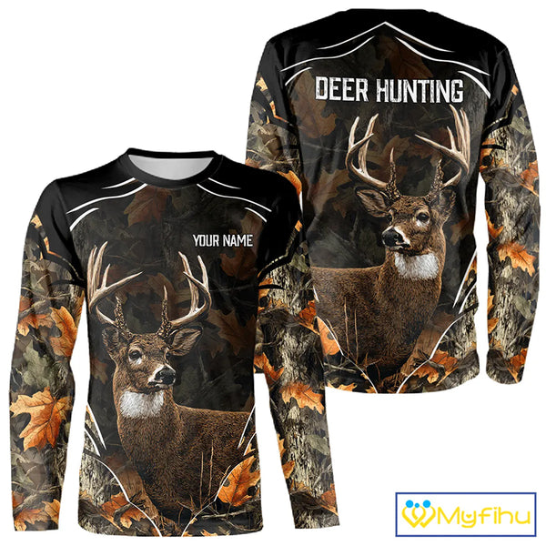 Deer Hunting Custom Name Camouflage Hunting Clothes, Deer Hunting Outfit NHT304