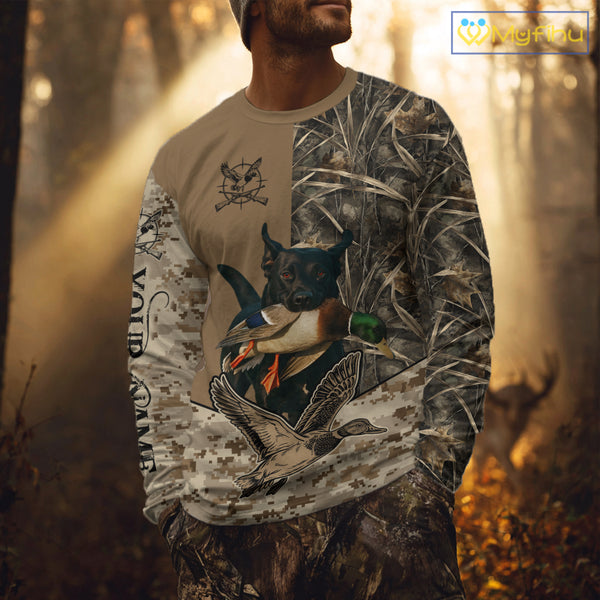 Personalized Hunting Shirt for Hunters – Custom Dog Image and Your Name NHT325