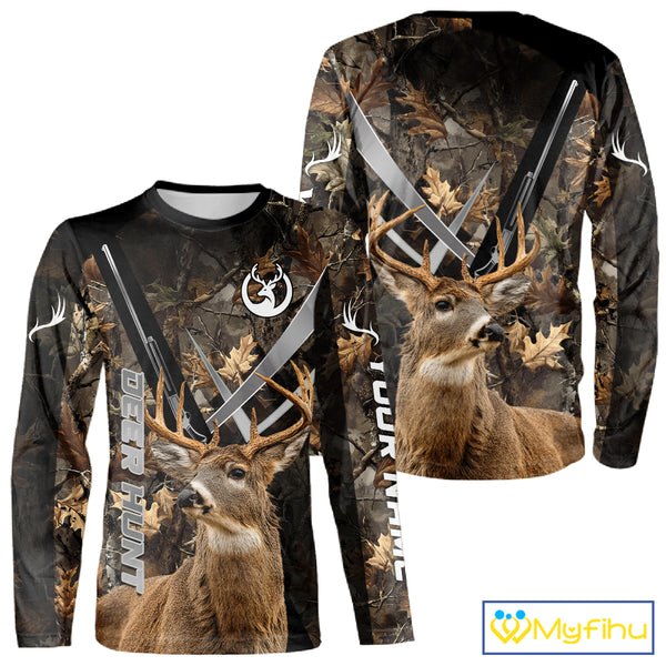 Whitetail Deer Hunting 3D All Over Printed Hoodie, Sweatshirt Hunting for Men NBT315