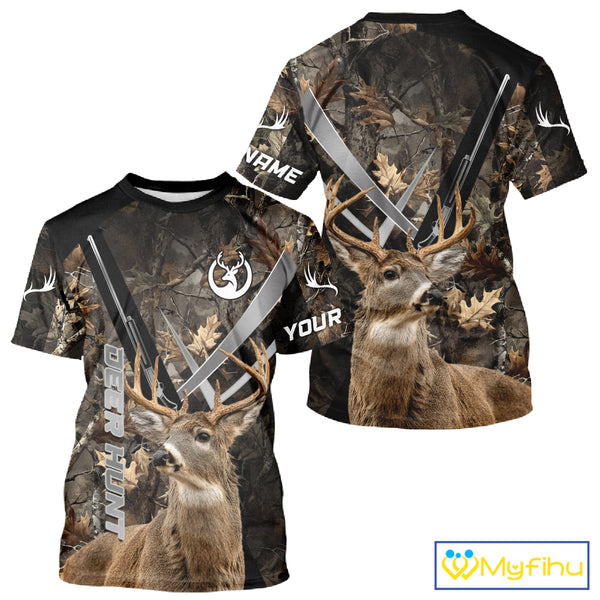 Whitetail Deer Hunting 3D All Over Printed Hoodie, Sweatshirt Hunting for Men NBT315