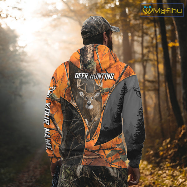 Custom Camo 3D Animal Deer Hunting Shirts Best Hunting Clothes For Hunters NBT279