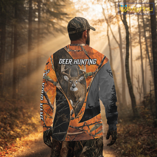 Custom Camo 3D Animal Deer Hunting Shirts Best Hunting Clothes For Hunters NBT279