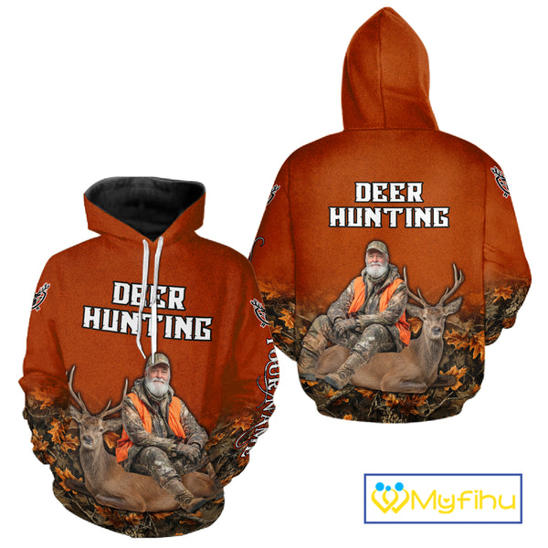 Deer Bow Hunting Camouflage Custom Name Shirt, Personalized Hunting Clothes, Hunting Gifts NBT327