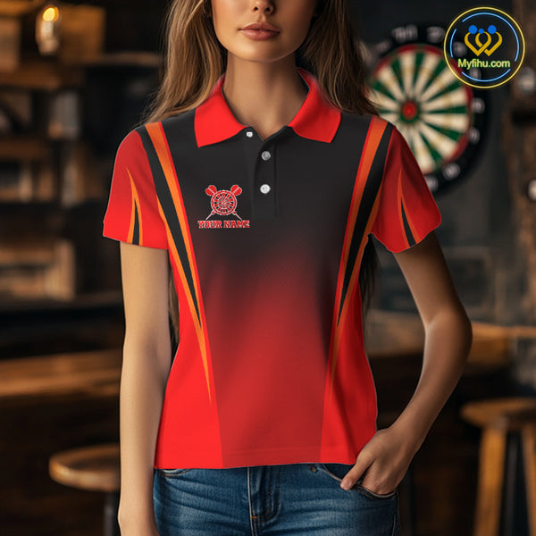 Funny Rooster Darts Shirt With Pocket Option For Women Custom Darts Jersey TDM5151