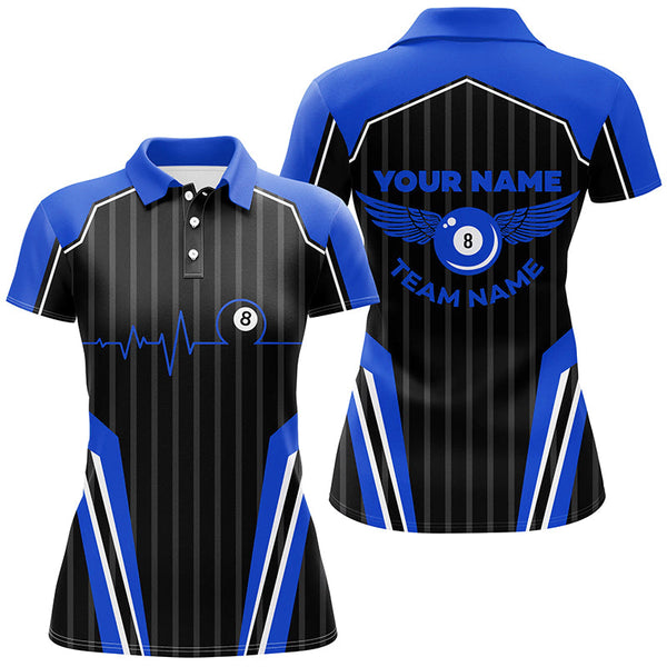 Multicolor Billiard Jerseys For Women Custom Billiard Polo Shirts, Billiard Tournament Team Shirts TDM2498