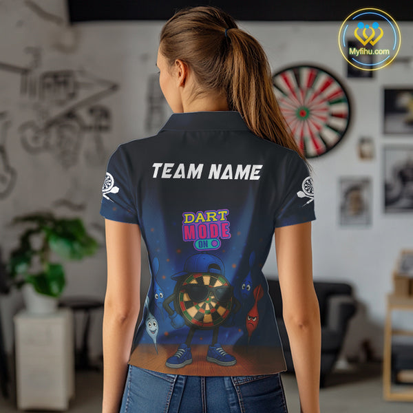 Funny Dartboard Dart Mode On Custom Dart Shirts For Women, Darts Jerseys Outfit, Darts Gifts  TDM4075