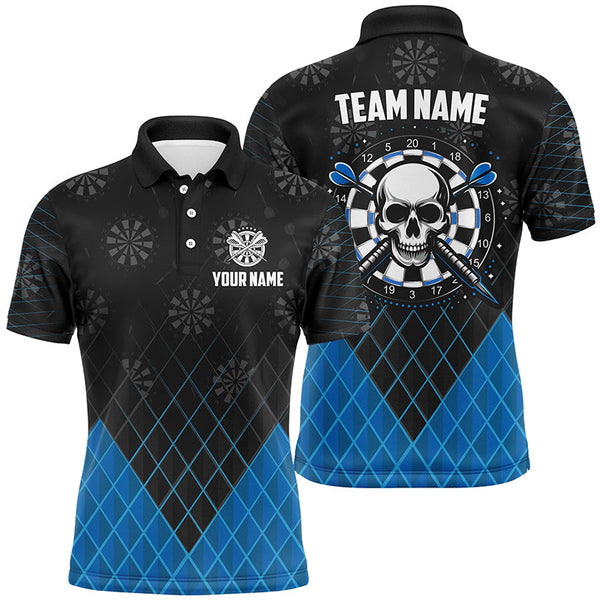 Personalized Multicolor Skull Darts Polo & Quarter-Zip Shirts Custom Darts Team Jerseys For Men Women TDM1622