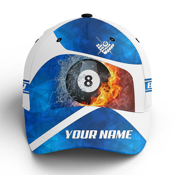 Personalized Billiiard 8 Ball Snapback Cap For Men Women Custom Adjustable 3D Printed Billiard Hats Gifts TDM0400