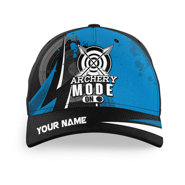 Personalized Blue Jerseys 3D Full Printed Archery Hats, Custom Baseball Archery Caps For Men And Women TDM0721