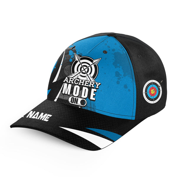 Personalized Blue Jerseys 3D Full Printed Archery Hats, Custom Baseball Archery Caps For Men And Women TDM0721