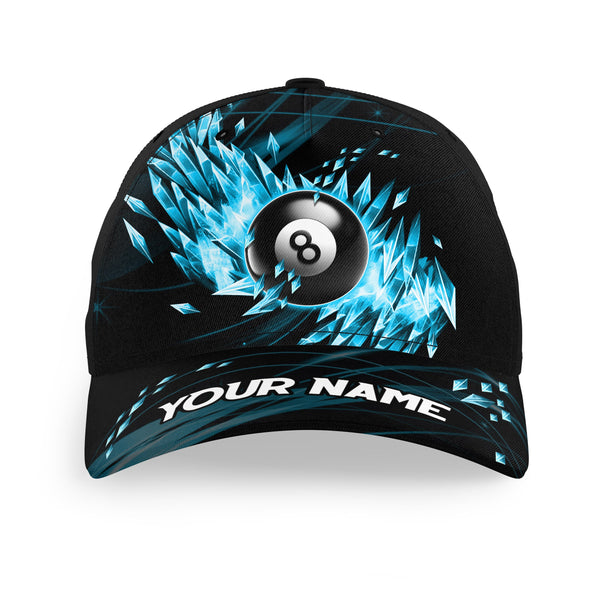 3D Frozen Ice Custom Billiard Baseball Caps For Men Women Player, Personalized Top Hat Billiard TDM1707