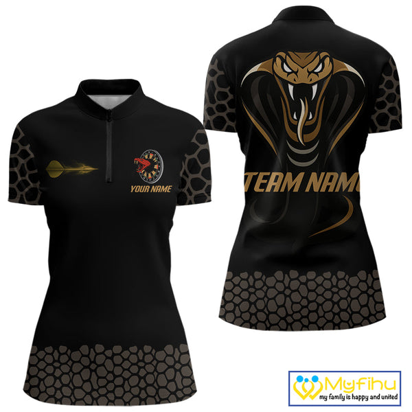Custom Cobra Snake Dart Team Jerseys, Cobra Dart Women Quarter-Zip Shirts NYN0443