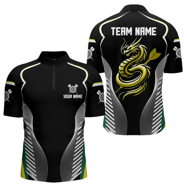 Custom Dragon Dart Jerseys, Dragon Dart Team Men Quarter-Zip Shirts NYN0034