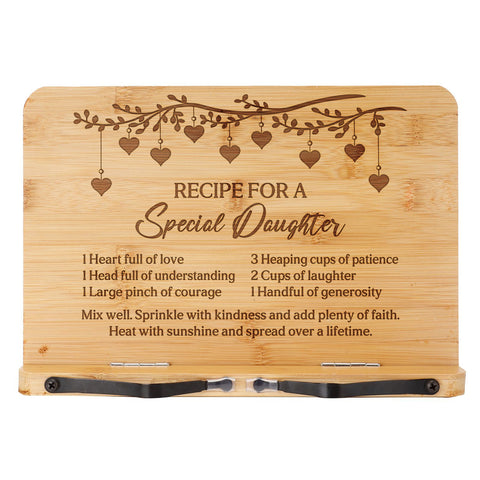 Daughter Gifts Book Stand Daughter Recipe Birthday Gifts Christmas Gifts for Daughter