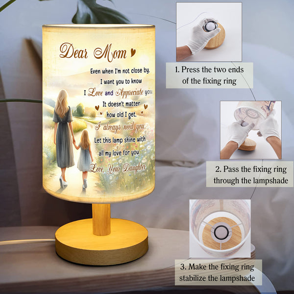 Mom Gifts Table Lamp Christmas Gifts for Mom from Daughter, Mothers day, Birthday Gifts