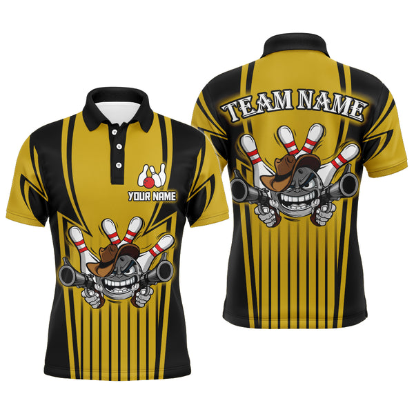 Custom Bowling Shirt for Men Bowling Jersey Bowling Team League Polo Shirt QZT44