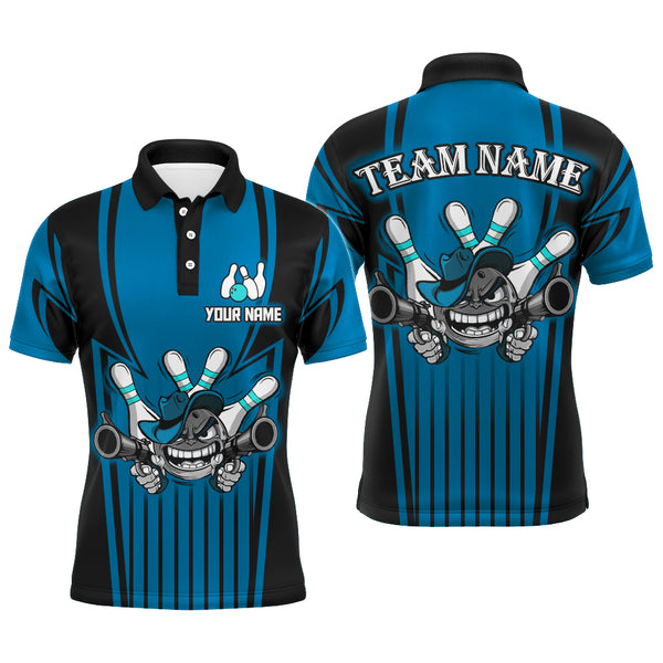 Custom Bowling Shirt for Men Bowling Jersey Bowling Team League Polo Shirt QZT44