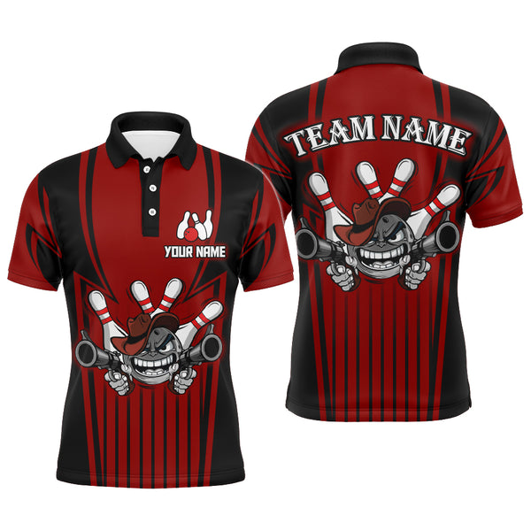Custom Bowling Shirt for Men Bowling Jersey Bowling Team League Polo Shirt QZT44