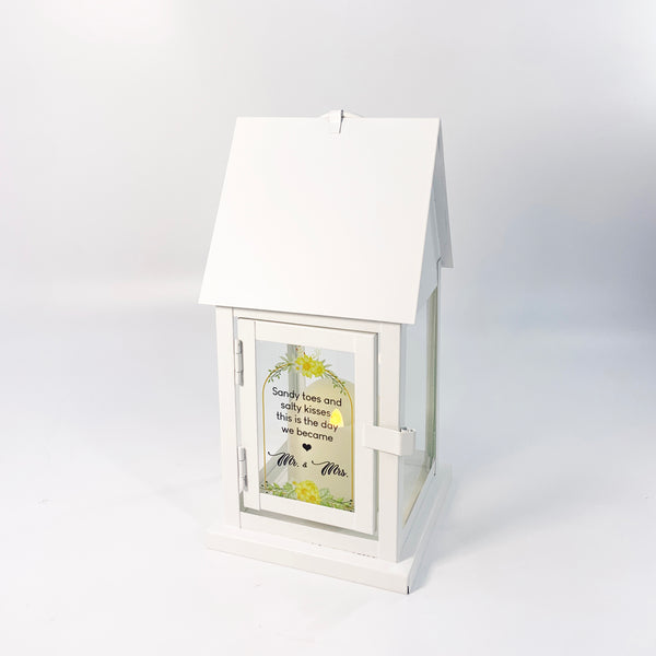 Wedding Lantern Mr & Mrs Wedding Lantern Table Decor Centerpiece Wedding Gift, Lanterns for Wedding TNW3